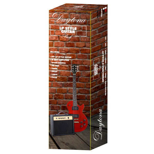 Daytona PGLPD RD Pack Guitarra Eléctrica Roja 1