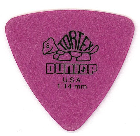 Dunlop 431R114 Tortex Triangle Púa 1.14mm. Unidad 1