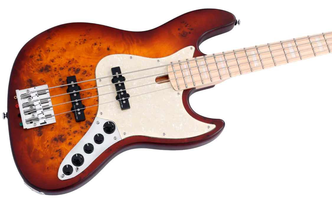 Marcus Miller V7 Swamp Ash-4 Reissue TSS Bajo Eléctrico Tobacco Sunburst Satin 3