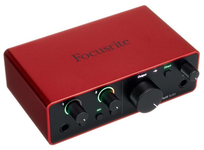 Focusrite Scarlett Solo 4Th Generation Interfaz de Audio USB 2