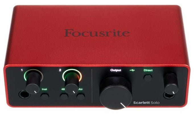 Focusrite Scarlett Solo 4Th Generation Interfaz de Audio USB
