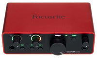 Focusrite Scarlett Solo 4Th Generation Interfaz de Audio USB 3