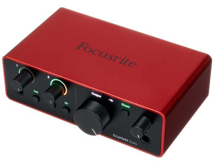 Focusrite Scarlett Solo 4Th Generation Interfaz de Audio USB 4