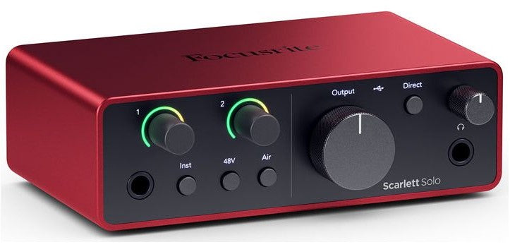Focusrite Scarlett Solo 4Th Generation Interfaz de Audio USB