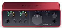 Focusrite Scarlett Solo 4Th Generation Interfaz de Audio USB 6