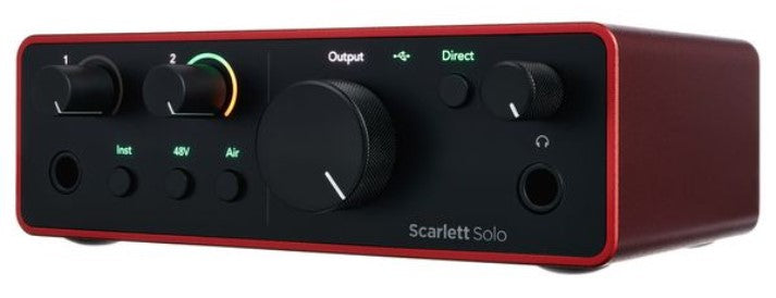 Focusrite Scarlett Solo 4Th Generation Interfaz de Audio USB 10