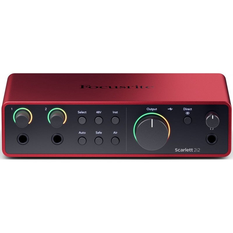 Focusrite Scarlett 2I2 4Th Generation Interfaz de Audio USB 6