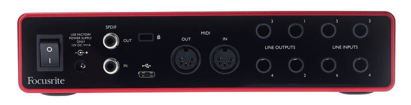 Focusrite Scarlett 8I6 3rd Generation Interfaz de Audio USB 8