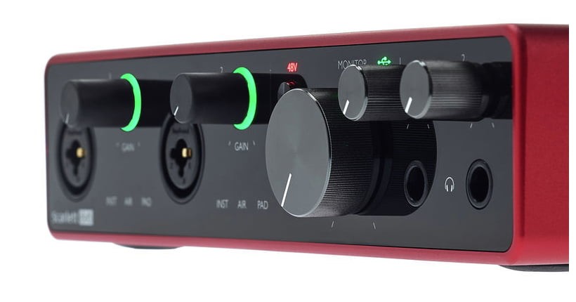 Focusrite Scarlett 8I6 3rd Generation Interfaz de Audio USB 9