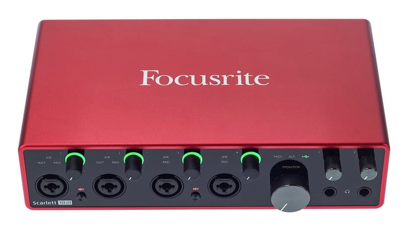 Focusrite Scarlett 18I8 3rd Generation Interfaz de Audio USB 5