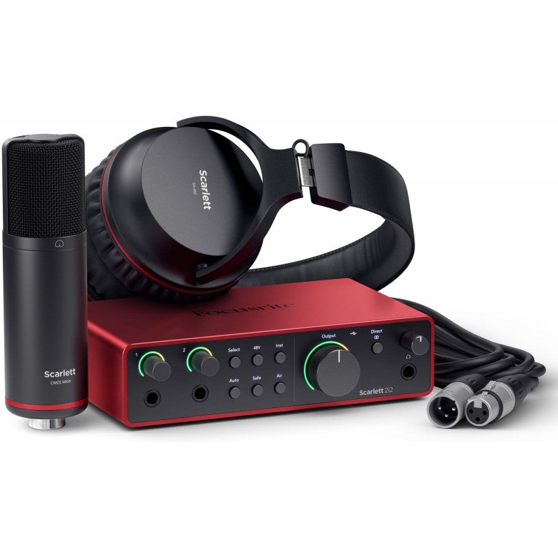 Focusrite Scarlett 2I2 Studio 4Th Generation Interfaz de Audio USB 1