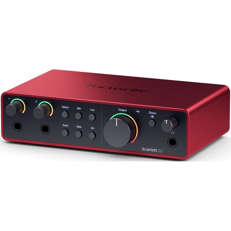 Focusrite Scarlett 2I2 Studio 4Th Generation Interfaz de Audio USB 4