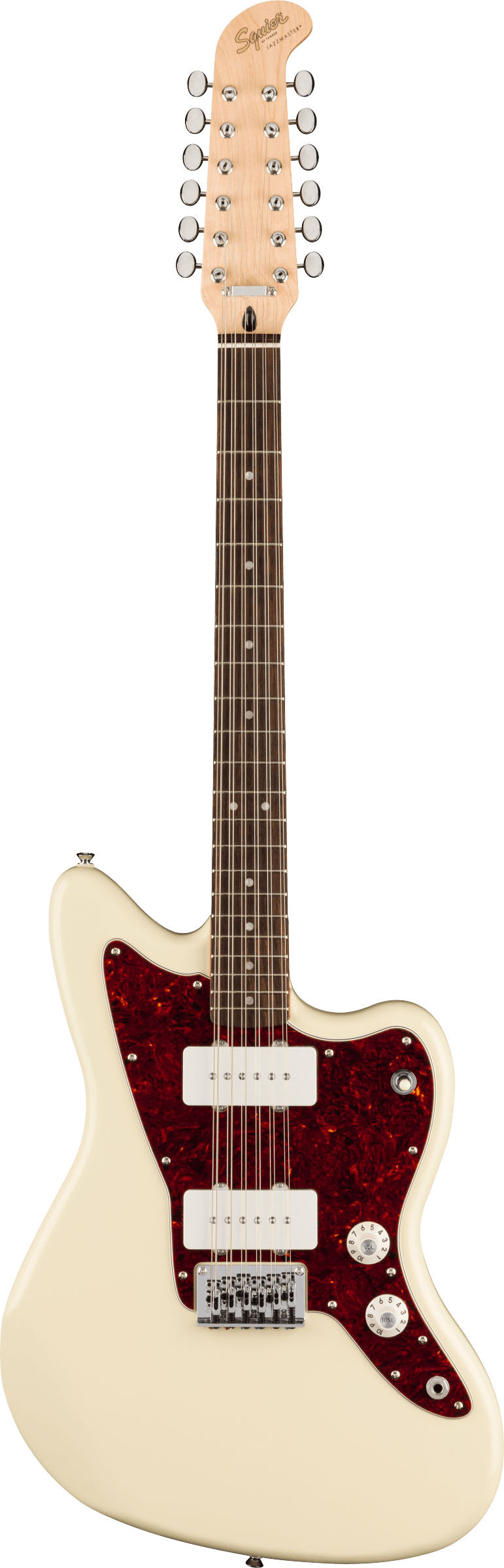 Squier Paranormal Jazzmaster XII IL Guitarra Eléctrica 12 Cuerdas Olympic White 1