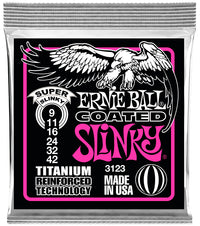 Ernie Ball EB3123 Super Slinky Titanium Juego Cuerdas Guitarra Eléctrica 009-042 1