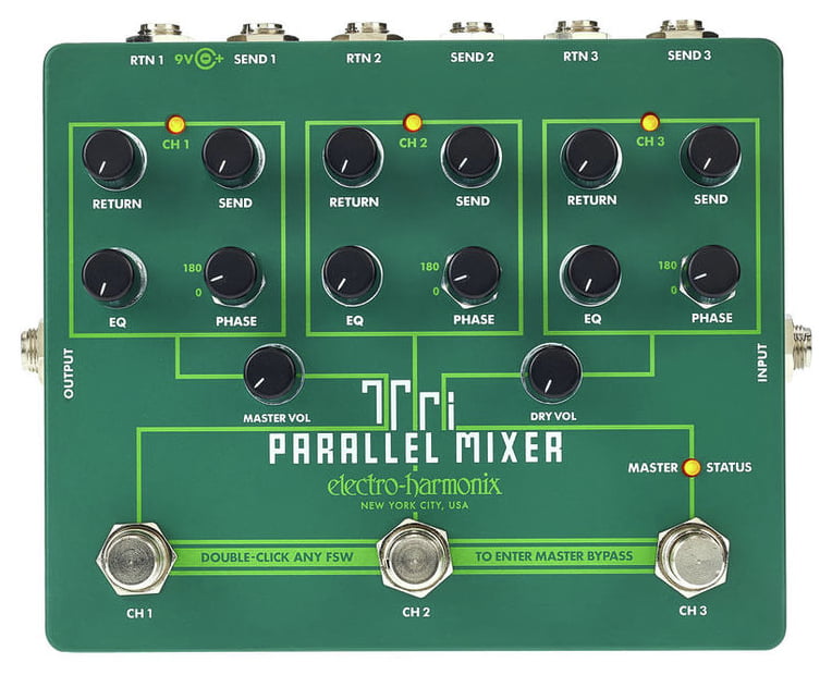 Electro Harmonix Tri Parallel Mixer Mezclador Loop de Efectos 1