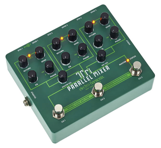 Electro Harmonix Tri Parallel Mixer Mezclador Loop de Efectos 2