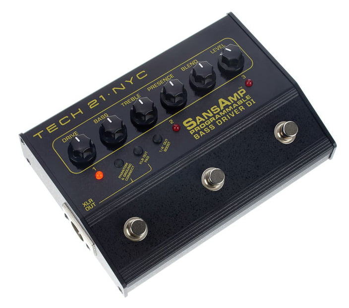 Tech 21 SansAmp Bass Driver DI Programmable Pedal Preamplificador para Bajo 2