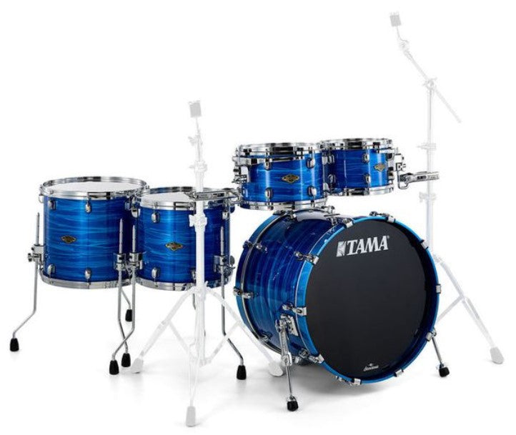 Tama WBS52RZS LOR Starclassic Walnut Birch Batería Acústica Lacquer Ocean Blue Ripple 1