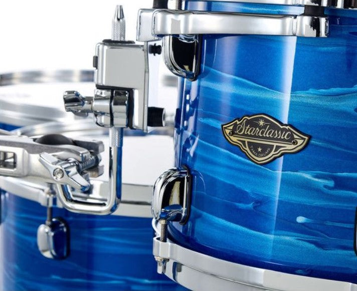 Tama WBS52RZS LOR Starclassic Walnut Birch Batería Acústica Lacquer Ocean Blue Ripple 8