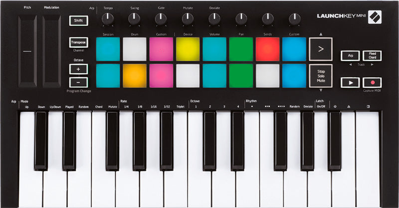 Novation Launchkey Mini MK3 Teclado Controlador Midi 1