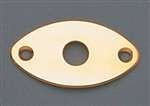 All Parts AP0615002 Jackplate for Edge Mount - Football Shaped Curved Gold 1