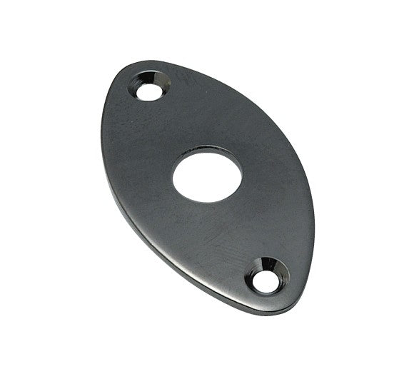 All Parts AP0615003 Jackplate for Edge Mount - Football Shaped Curved Black 1