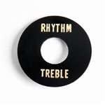 All Parts AP0663023 Rhythm/Treble Ring for Toggle Switch Black Plastic 1