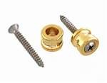 All Parts AP0682002 Buttons Only for Schaller Strap Lock System with Screws (2) Gold 1