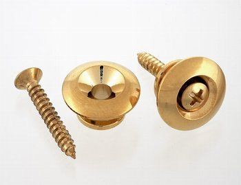 All Parts AP0684002 Oversized Strap Buttons with Screws Gold Unidad 1