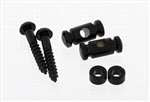 All Parts AP0727003 Barrel String Guides (2) with Screws for Guitar Black 1