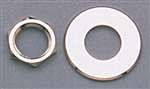 All Parts AP6691001 Nut and Washer for Schaller Strap Lock System (2 Each), Nickel. 1