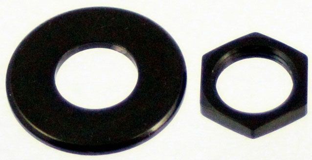 All Parts AP6691003 Nut And Washer For Schaller Strap Lock System (2 Each) Black. 1