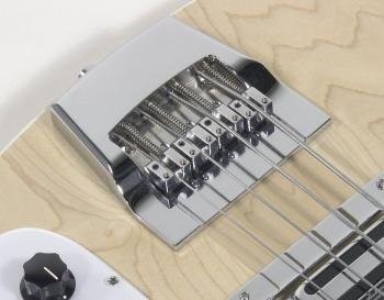 All Parts BB0317010 Hipshot Bass Bridge for Rickenbacker Bass Chrome 1