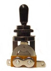 All Parts EP0066003 Short Straight Toggle Switch Black with Knob 1