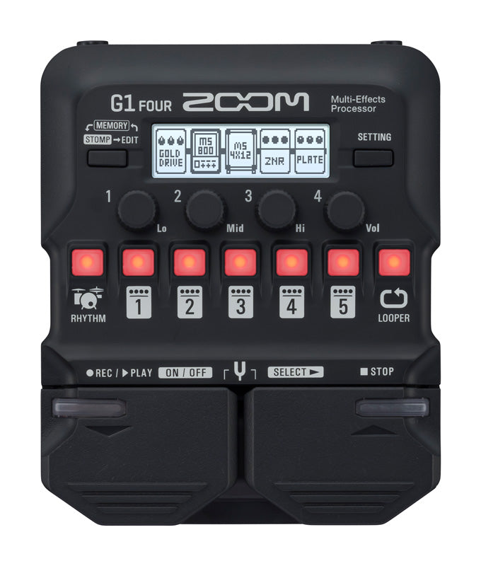 Zoom G1 Four Pedalera Multiefectos Guitarra 1