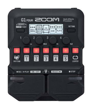 Zoom G1 Four Pedalera Multiefectos Guitarra 1