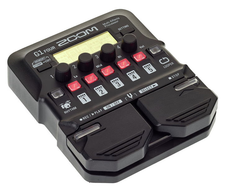 Zoom G1 Four Pedalera Multiefectos Guitarra 2