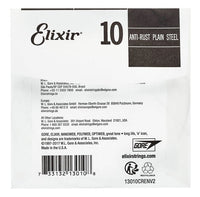 Elixir 010 Anti Rust Cuerda Guitarra Eléctrica o Acústica Plana 2