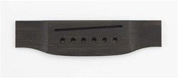 All Parts GB08500E0 Acoustic Guitar Bridge Ebony No Finish (1 mm Oversize) 1