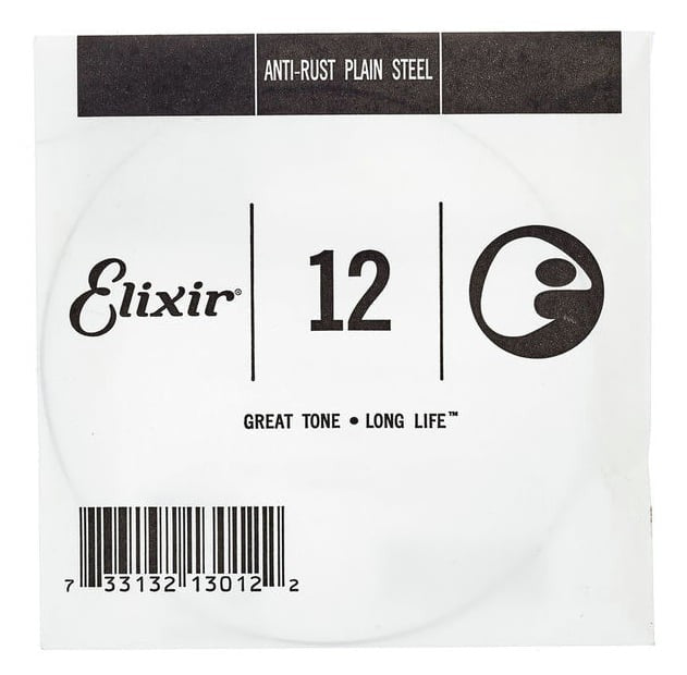 Elixir 012 Anti Rust Cuerda Guitarra Eléctrica o Acústica Plana 1