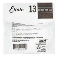 Elixir 013 Anti Rust Cuerda Guitarra Eléctrica o Acústica Plana 2