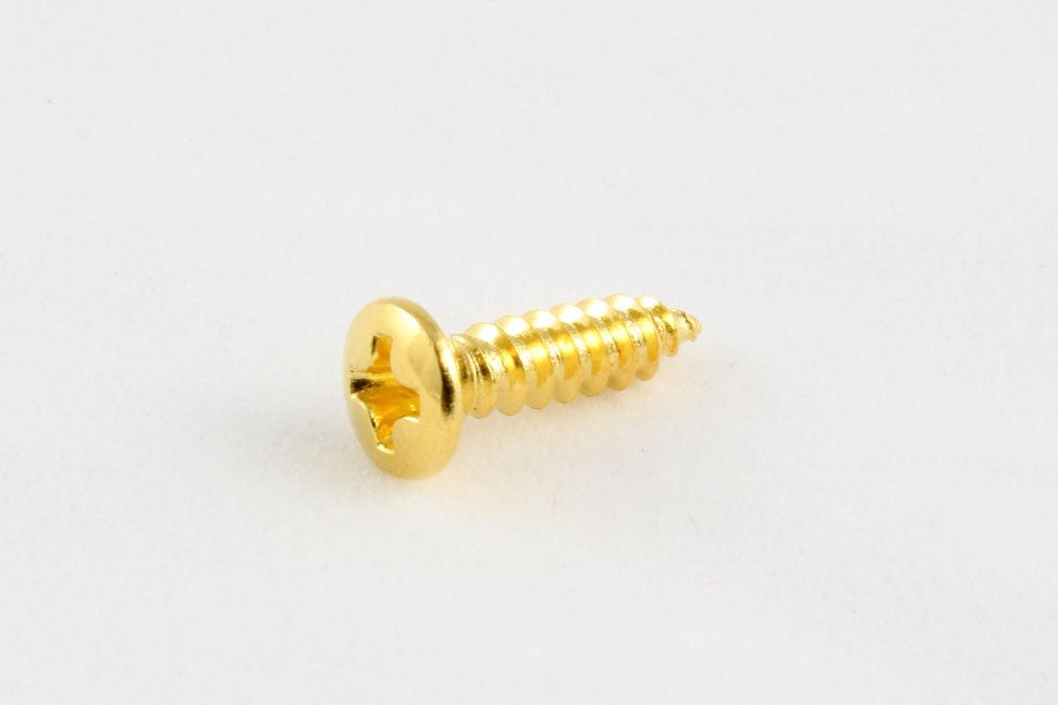 All Parts GS0001002 Pick Guard Screws Phillips Head Gold 4 X 1/2. Unidad 1