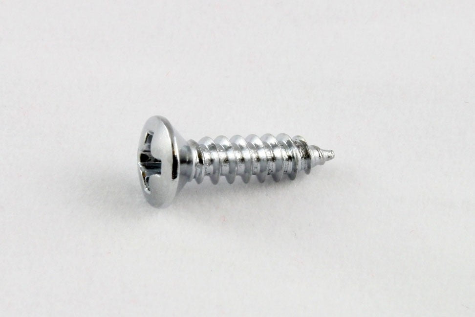 All Parts GS0001010 Pick Guard Screws Phillips Head Chrome 4 X 1/2 1