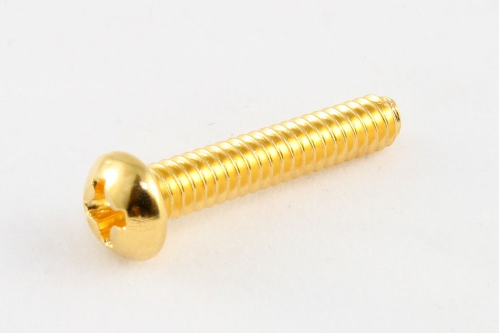 All Parts GS0007B02 Tornillo para Montaje Pastilla Stratocaster Dorado. Una Unidad 1