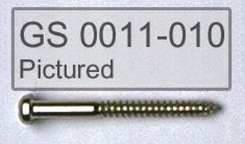 All Parts GS0011002 Pickup Mounting Screws for Bass, Gold, 1-1/4 Long. 1