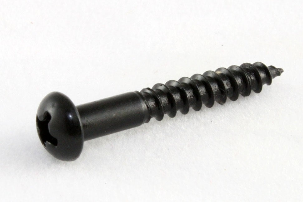 All Parts GS0013003 Tremolo Mounting Screws (6 Pieces) Black 6 X 1 Long 1