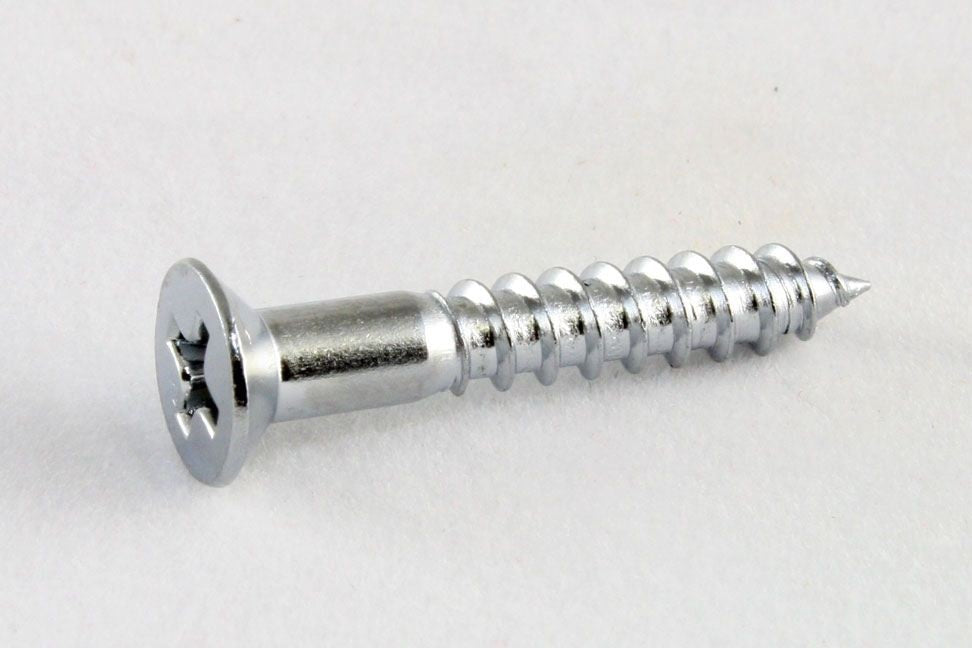 All Parts GS0063010 Bridge Mounting Screws for Guitar or Bass Chrome 8 X 1 Long 1