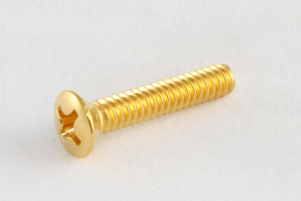 All Parts GS0064B02 Tornillo Countersunk para Pastilla Stratocaster Vintage Dorado. Unidad 1