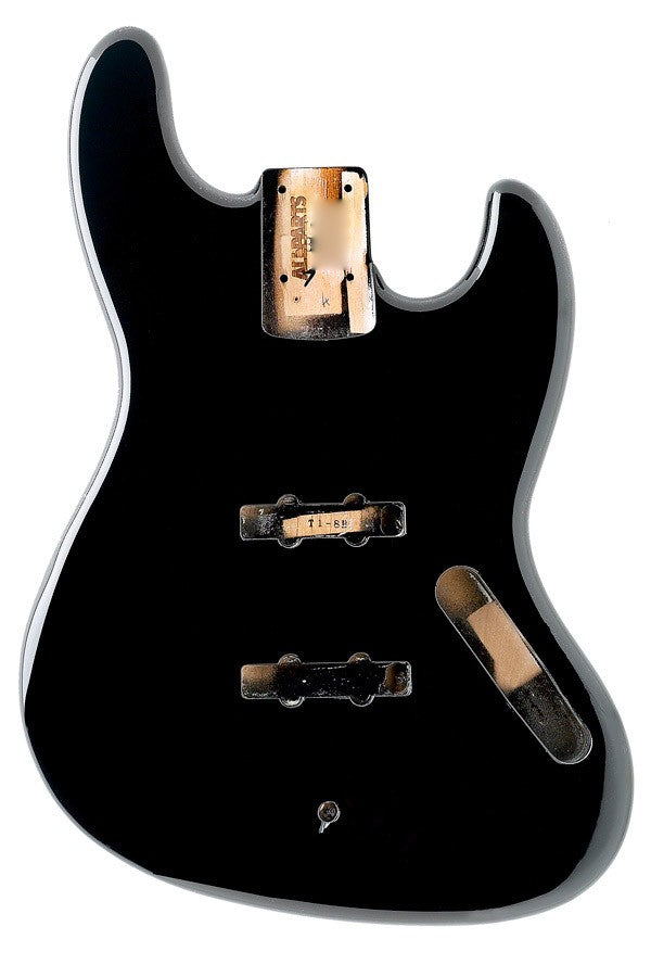 All Parts JBFBK Replacement Body for Jbass Alder Traditional Routing Black Finish 1