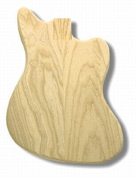 All Parts JZJG Replacement Body Blank for Jazzmaster/Jaguar Swamp Ash Neck Pocket Only 1